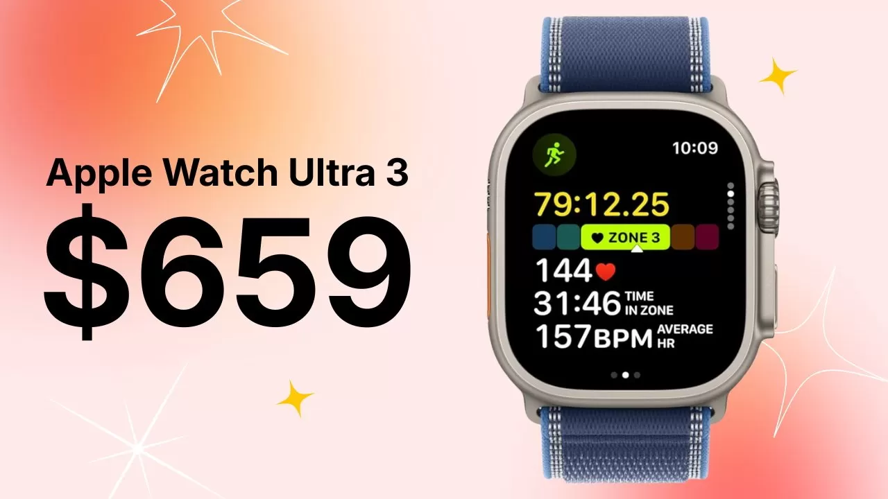 Amazon's $659 Apple Watch Ultra 3 deal is about to sell out, grab the discount now